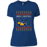 Merry Christmas Forklift ugly sweatshirt PINGPONG