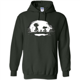 Snoopy The Peanuts Walking To The Moon