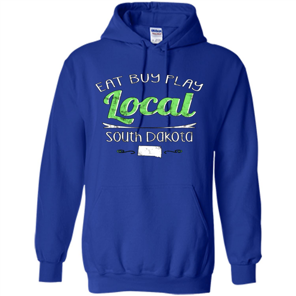 Eat Buy Play Local South Dakota Distressed PING PONG