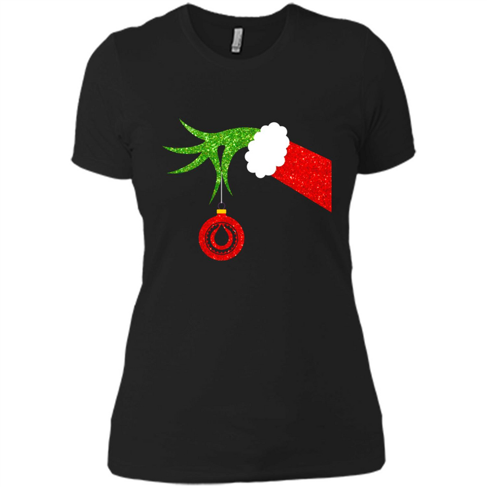 Funny Grinch Hand Holding Oiler Ornament Christmas PING PONG