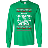Merry Christmas ya filthy animal ulgy sweater PINGPONG