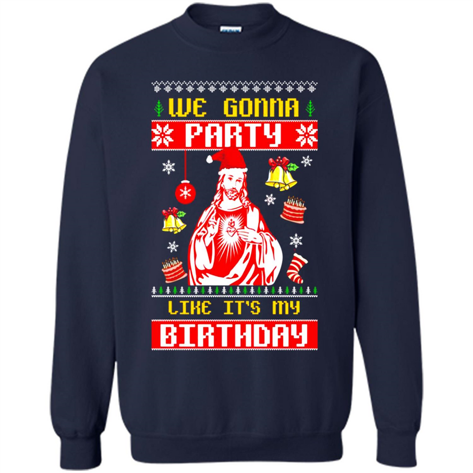 We Gonna Party Like It's My Birthday Jesus Christmas PINGPONG