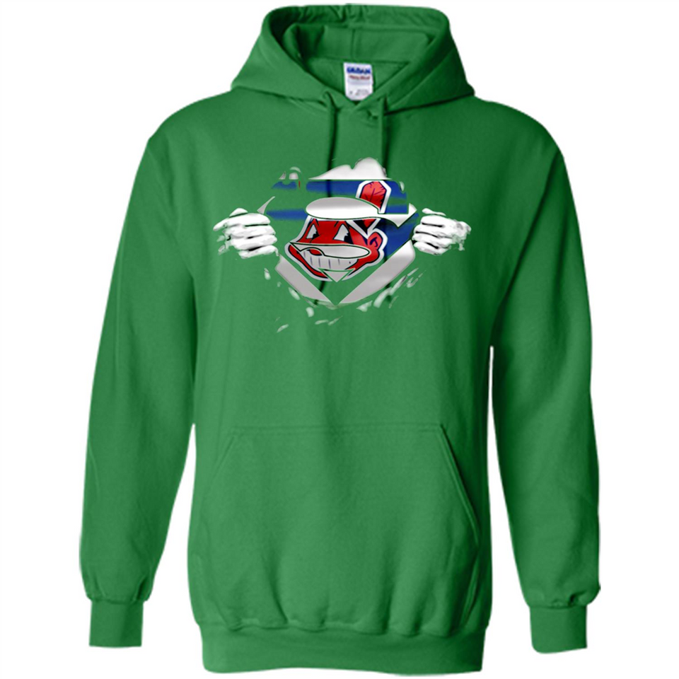 Cleveland Indians And Superman Fans - Hoodie
