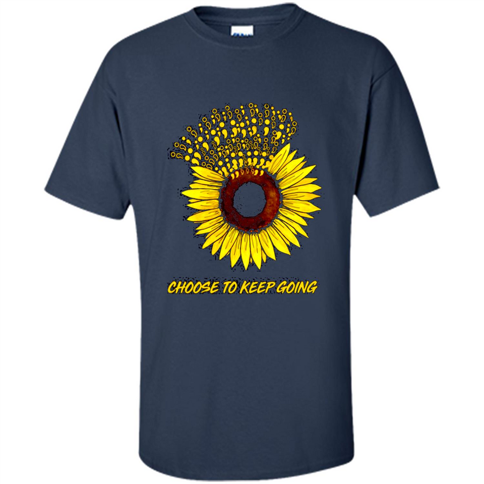 Semicolon Sunflower choose to keep going PINGPONG