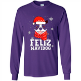 Feliz Navidog Boston Terrier Dog Ugly Xmas Sweater PING PONG