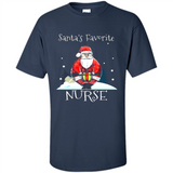 Funny Christmas Nurse Shirt, Santa_s Favorite Nurse - Shirt