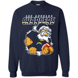 Grumpy Santa Claus Los Angeles Chargers Football Team PINGPONG