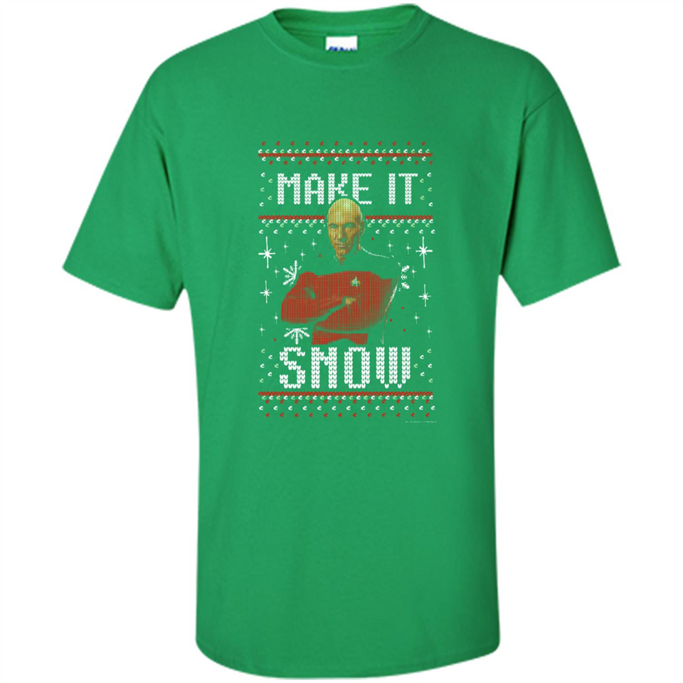Make It Snow Jean-Luc Picard Star Trek PINGPONG