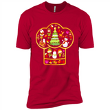 Chef Hat Christmas Ornament - Premium Short Sleeve T-Shirt