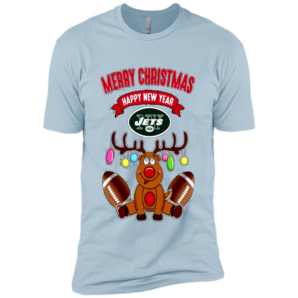 New York Jets NFL Reindeer Funny Merry Christmas And Happy New Year
