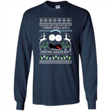 RICK AND MORTY-I TURNED MYSELF INTO A CHRISTMAS SWEATER MORTY UGLY XMAS SWEATER