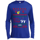 Music Ugly Christmas SweatShirt - Canvas Long Sleeve T-Shirt