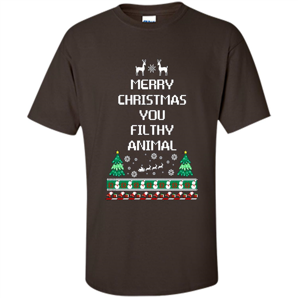 Merry Christmas You Filthy Animal Sweatshirt PINGPONG