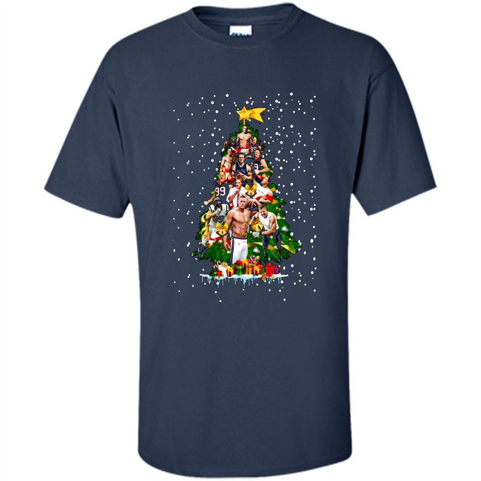 J.J. Watt Christmas Tree ugly sweater PINGPONG