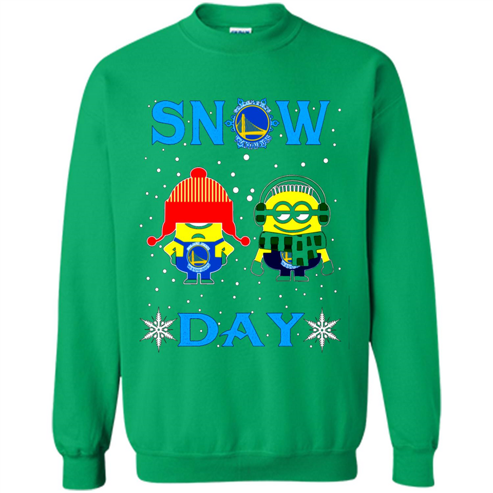 Snow Day Shirt For Golden State Warriors Vs Minion Fans pingpong