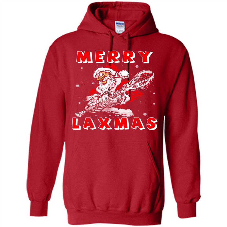 Lacrosse Merry Laxmas Santa - Hoodie