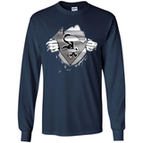 Chicago White Sox And Superman Fans - Long Sleeve T-Shirt