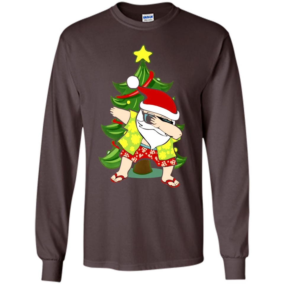 Dabbing Santa Christmas In July - Long Sleeve T-Shirt