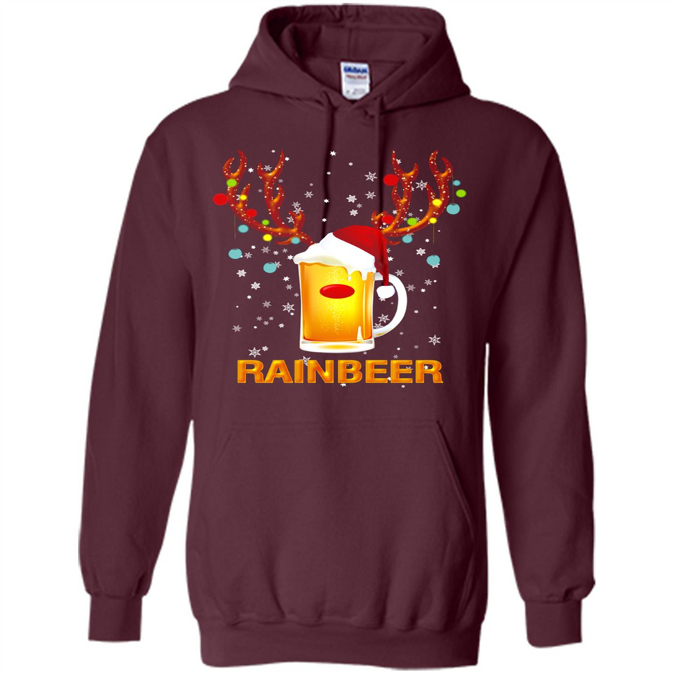 Rainbeer Funny Reindeer Beer Lover