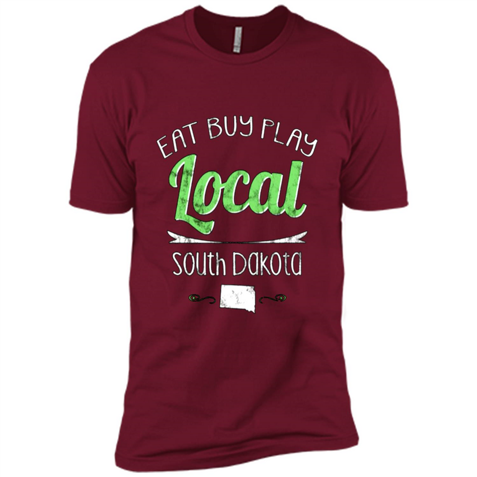 Eat Buy Play Local South Dakota Distressed PING PONG