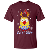 Minion Arizona Diamondbacks Ugly Christmas Sweater Let it Snow - Shirt