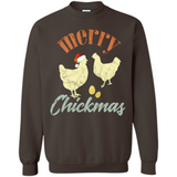 Christmas Chicken Vintage Shirt Funny Santa Hen Farmer Lover - Sweatshirt