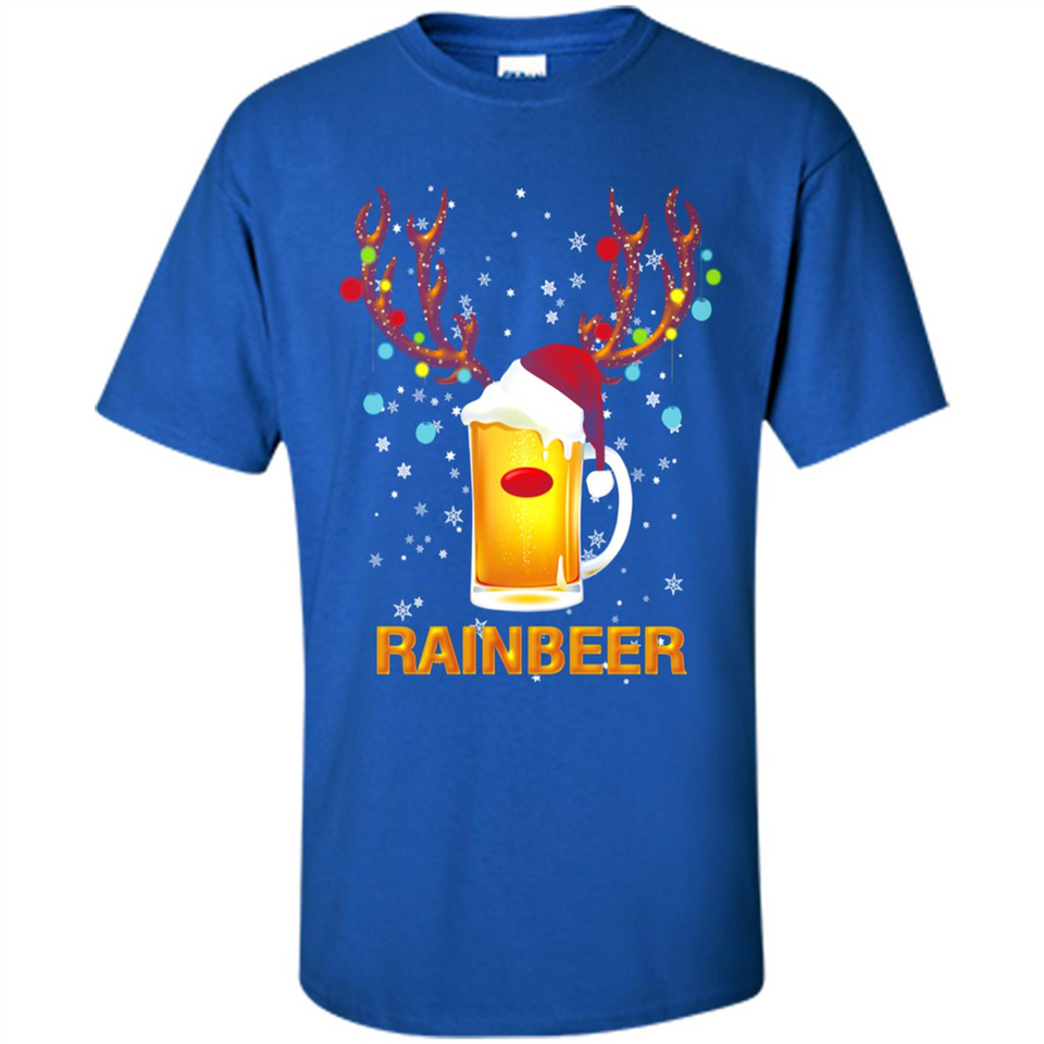 Rainbeer Funny Reindeer Beer Lover