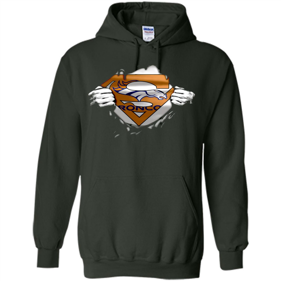 Denver Broncos And Superman Fans - Hoodie