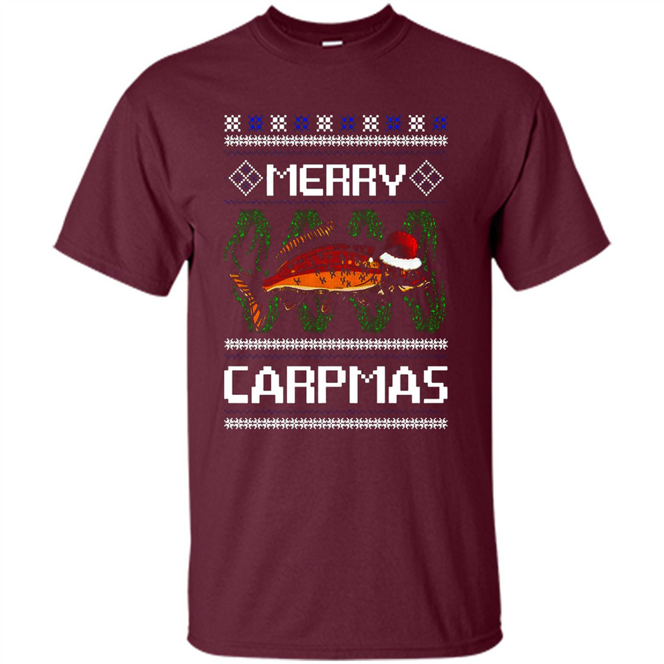 Santa Claus Carpmas Merry Carpmas Christmas Sweater PINGPONG - Shirt
