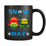 Snow Day Shirt For Boston Celtics Vs Minion Fans pingpong