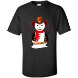 Snowman Cowboy Merry Christmas Xmas