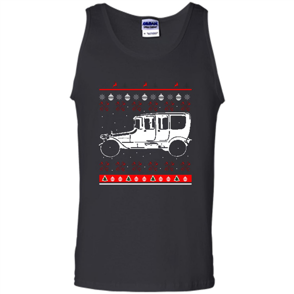 Christmas Ugly Sweater Automobile Ugly Christmas Sweater - Tank Top