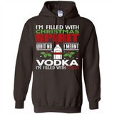 Christmas Gift Shirt Christmas Spirit Vodka Santa - Hoodie