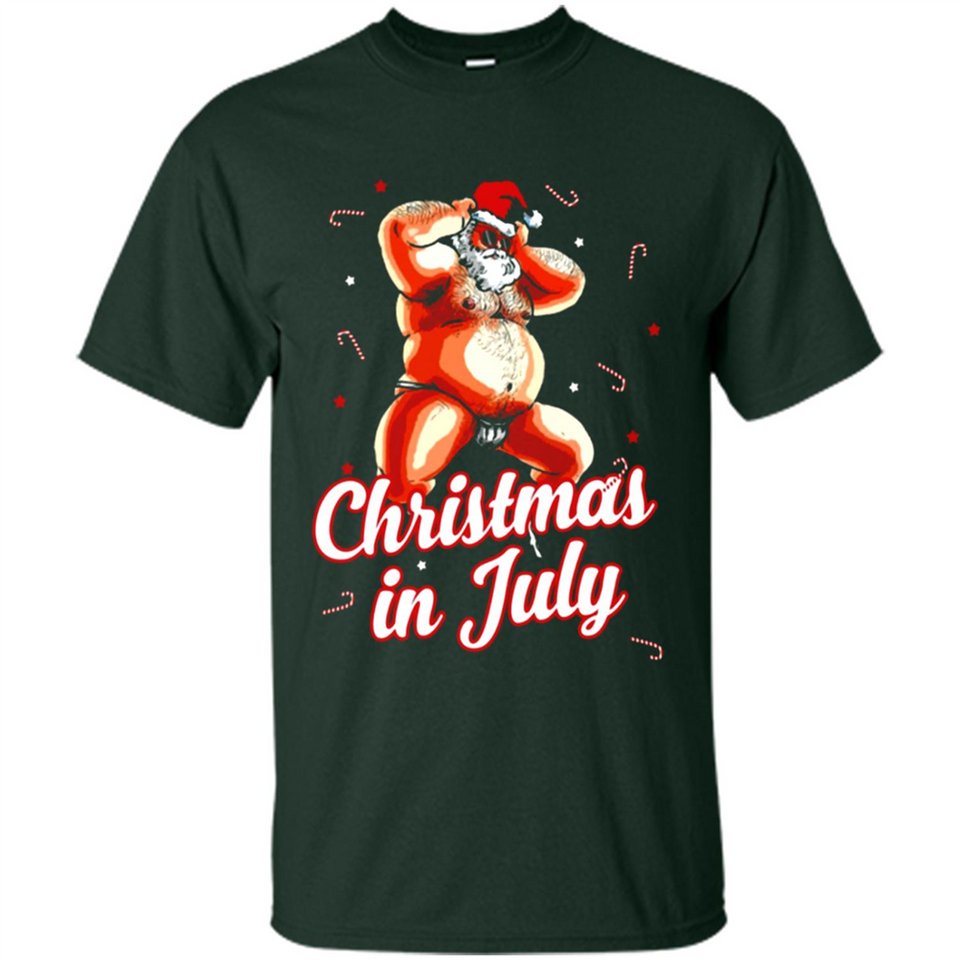 Christmas In July - Funny Dancing Santa - Shirt