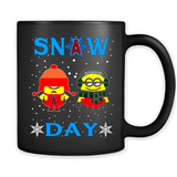 Snow Day Shirt For Los Angeles Angels Vs Minion Fans pingpong