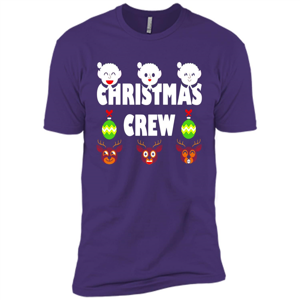 Christmas Crew Gifts Santa Elves Reindeer - Premium Short Sleeve T-Shirt