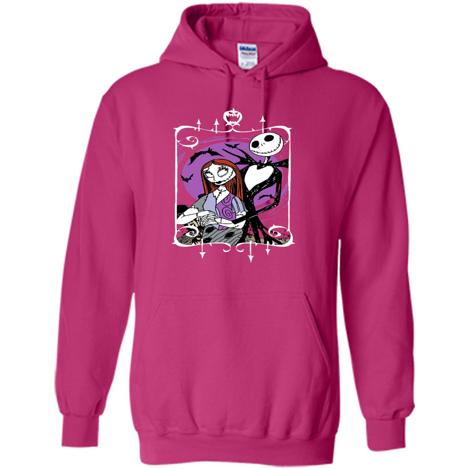 Disney Nightmare Before Christmas Jack And Sally T-Shirt - Hoodie