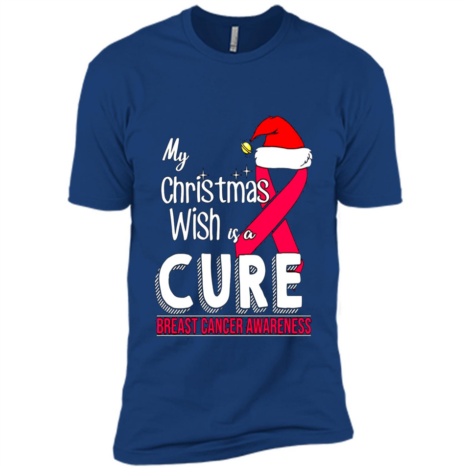 My Christmas Wish Is A Cure Breast Cancer Awareness sweater PINGPONG