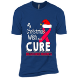 My Christmas Wish Is A Cure Breast Cancer Awareness sweater PINGPONG