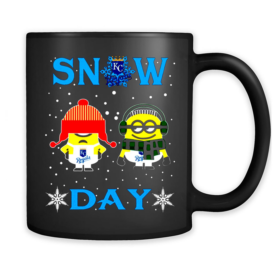 Snow Day Shirt For Kansas City Royals Vs Minion Fans pingpong