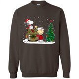 Arizona Cardinals Snoopy The Peanuts Movie Christmas Football Super Bowl pingpong - Sweatshirt
