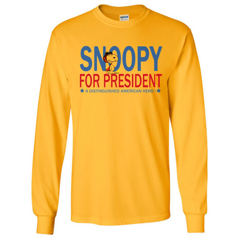 Snoopy for President - Long Sleeve T-Shirt