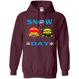 Snow Day Shirt For Carolina Hurricanes Vs Minion Fans pingpong
