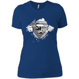 Chicago White Sox And Superman Fans - Ladies' Boyfriend T-Shirt