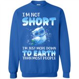 The owl I'm not short I just more down to Earth than most people - Sweatshirt