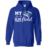 New York Jets Football My Heart is on that Field - Hoodie