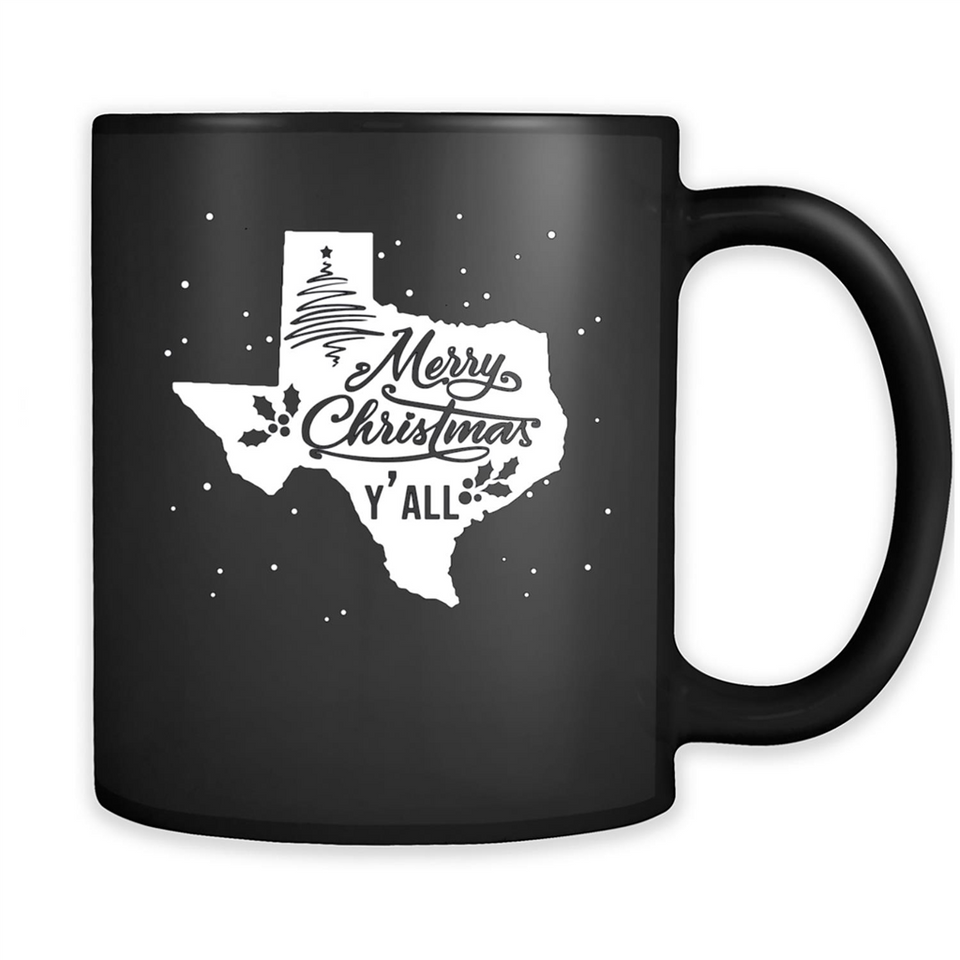Merry Christmas Y'all Texas Funny Xmas PINGPONG
