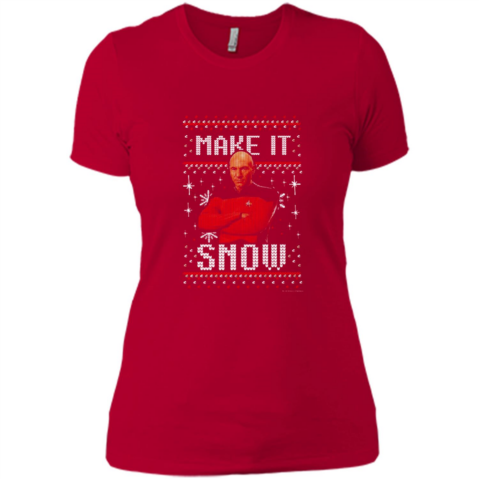 Make It Snow Jean-Luc Picard Star Trek PINGPONG
