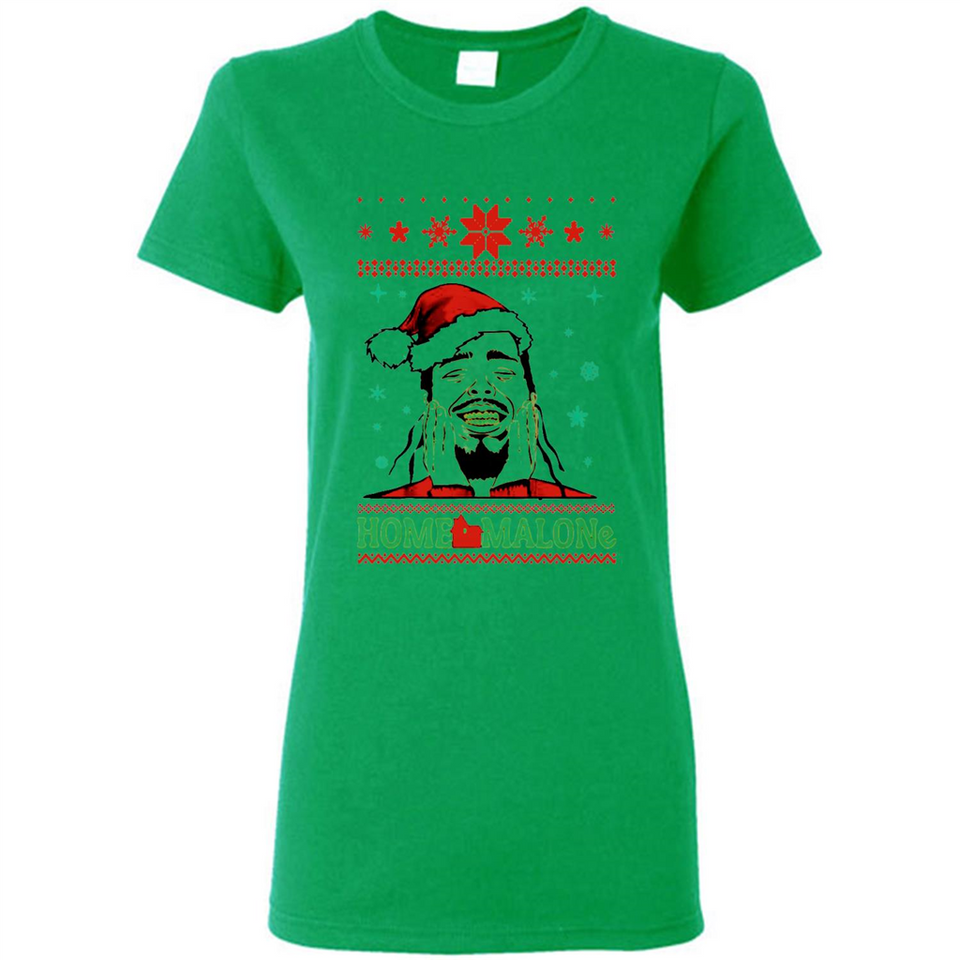 Home Malone Christmas Sweater PINGPONG - Ladies Short-Sleeve