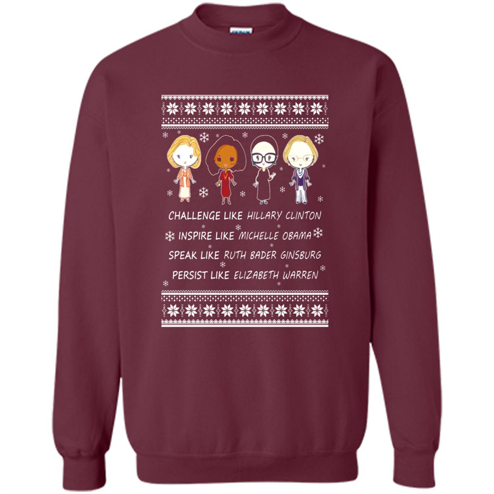 Nasty Women Michelle Hillary Warren Bader Christmas PINGPONG